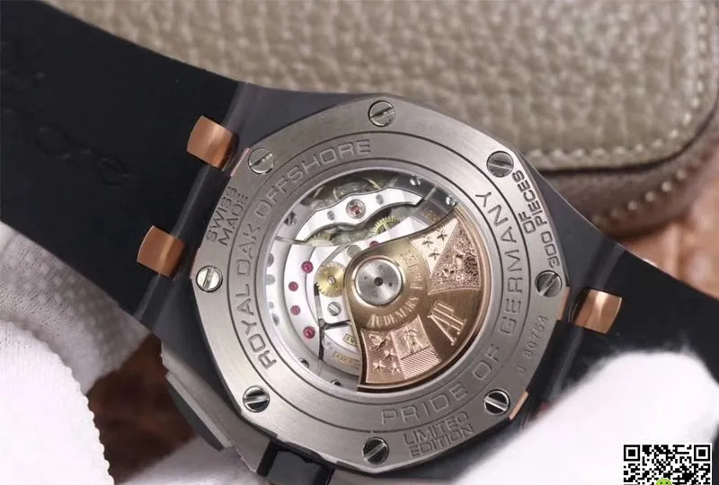 Audemars Piguet Royal Oak Offshore 26415CE.OO.A002CA.01 JF Factory 1:1 Best Edition Replica Watch Black Strap
